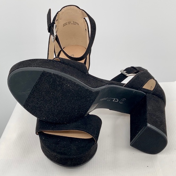 NWT CL by Chinese Laundry GO on 2 Women’s Black Dress Sandals Shoes - Picture 12 of 13